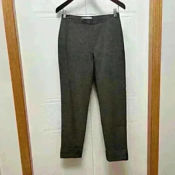 Max  Mara Trouser Pants Made In Italy Mohair Wool Minimalist Gray - Picture 12 of 13